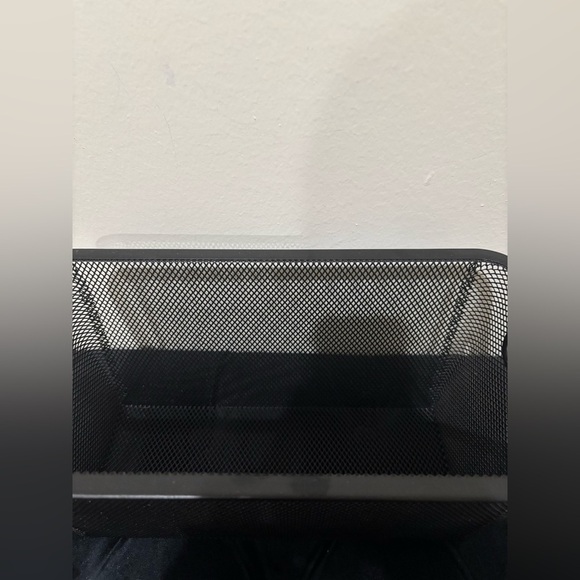 Black Mesh Storage Basket - Picture 2 of 6